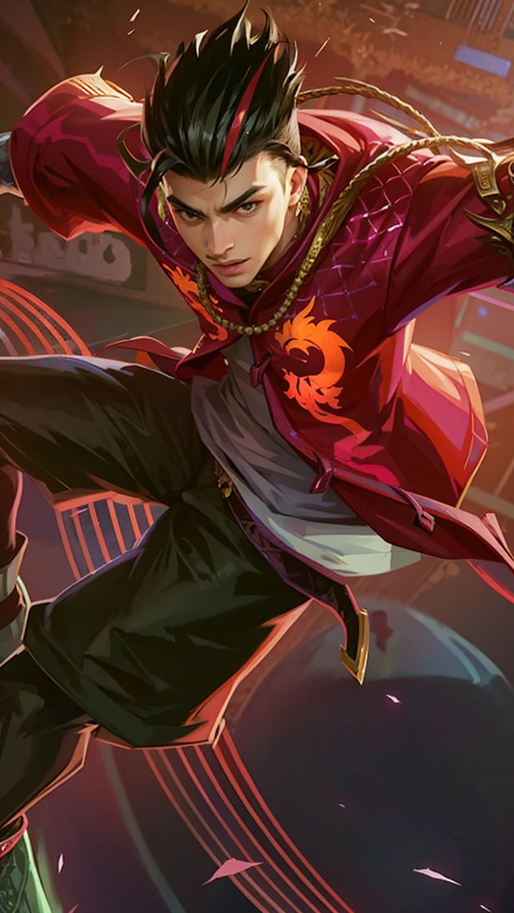 Best quality, masterpiece, detailed skin texture, detailed clothes texture, detailed face, super detail, 8k, intricate detail, 1 boy, The color doesn't change, Muscle guy, 1 guy