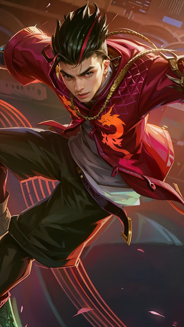 Best quality, masterpiece, detailed skin texture, detailed clothes texture, detailed face, super detail, 8k, intricate detail, 1 boy, The color doesn't change, Muscle guy, 1 guy