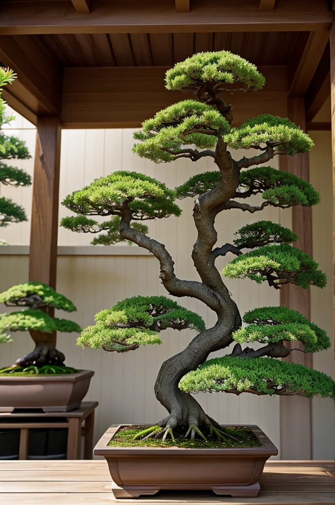 A men wiring and trim bonsai