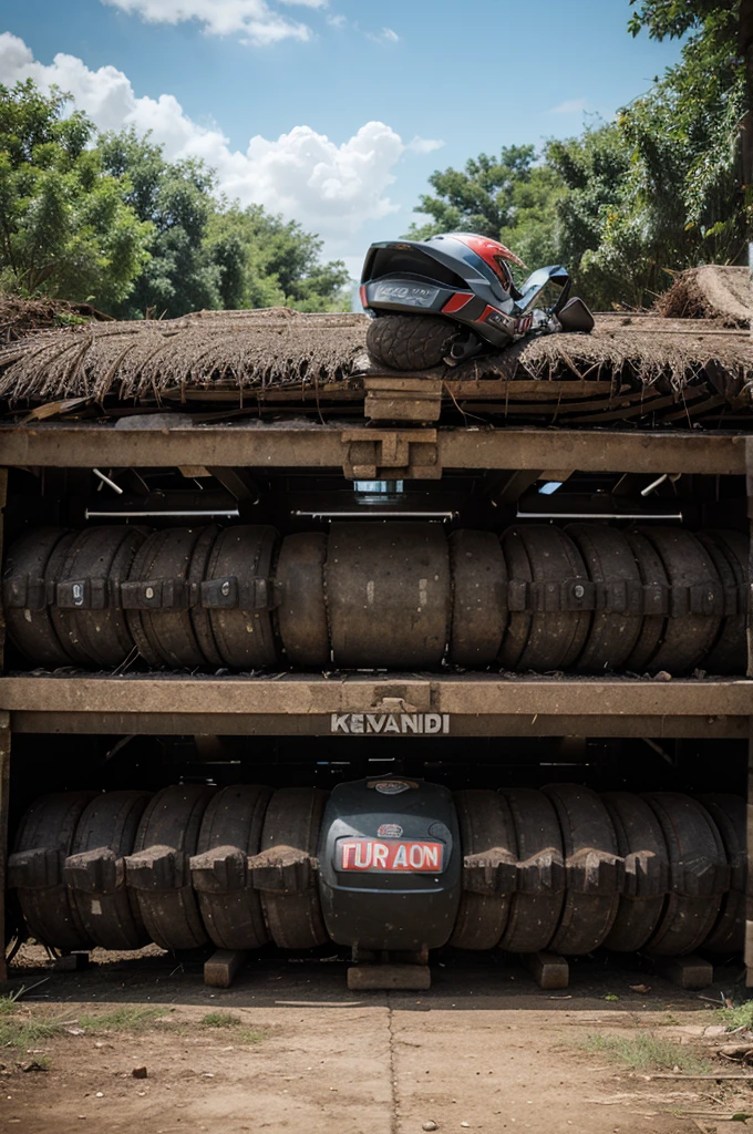 Lots of motorbike BPKB piles