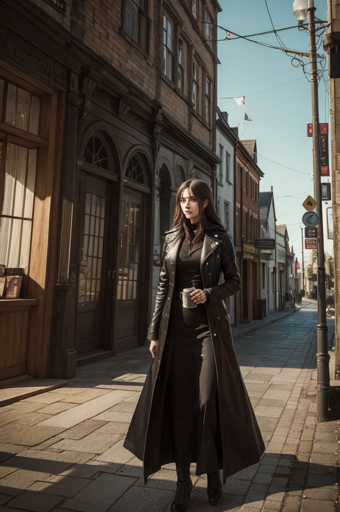 An image from a mystery book set in a town called Blackwood