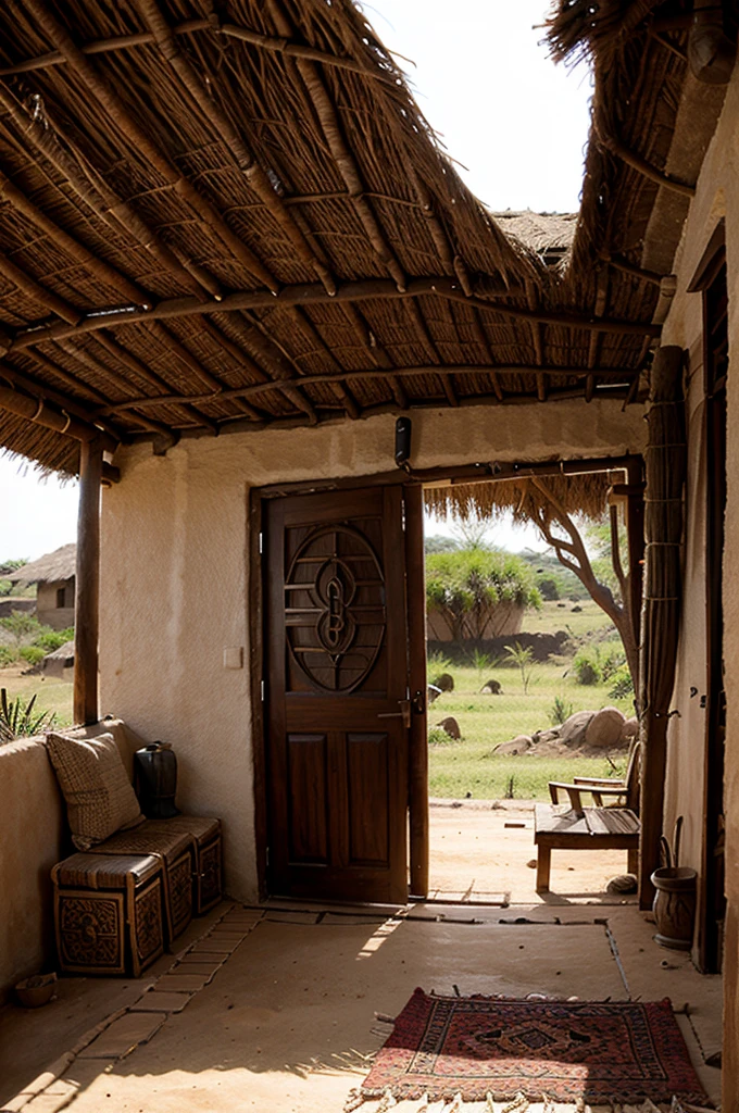 generate african houses setup