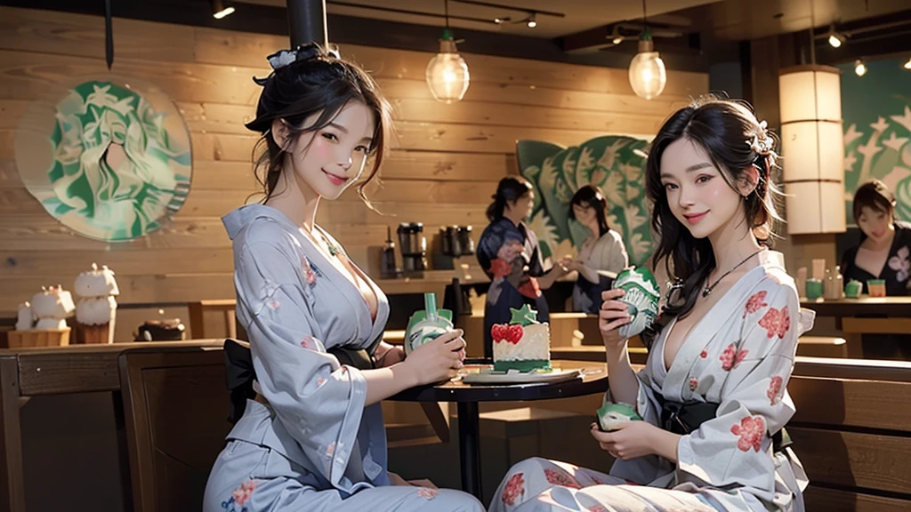 (((((((((Emphasize cleavage)))))))))
(((((((Bra is visible)))))))
(((((((((I can see your shoulders)))))))))
(((((((((Three Women)))))))))
(((((((((((Woman in floral yukata))))))))))
((((((White skin))))))
((((((Heavy makeup))))))
((((((Beautiful Face))))))
(((((((((Full body photo)))))))))
(((((((お洒落でcuteInside the Starbucks store)))))))
8k、RAW Photos、Highest quality、Super detailed、Super Resolution、Ultra HD、8k wallpaper、Amazing details
(((((((((((Inside the Starbucks store)))))))))))、
((((((Sit down and eat cake、Drink Starbucks coffee、smile))))))、((Heart Necklace))
Modern and sleek design:Interior design using natural materials、Many of the designs are warm and made using wood and metal.。 Large windows:自然光をたっぷり取り入れるためのLarge windowsがあり、Providing a bright and open space。 Green Interior:Potted plants are effectively placed、It creates a relaxing atmosphere。 artwork:Works by local artists、Starbucks-related art on display。 Cozy seating:Cushioned chairs and sofas、Bar sheet etc.、A variety of seating options available。 Open kitchen area:Being able to see how drinks and food are made、We provide peace of mind and transparency。 Unique lighting:Antique lamps and chandelierodern lighting fixtures are used。 Comfortable background music:Relaxing music is playing、A comfortable space is provided。 Wide々Table space:一人でもグループでも使いやすいWide々There is a table with。 Community Table:There is a large table where you can socialize with other customers.。 Seasonal decorations:The decorations are themed according to the season.。 Design with a local feel:The design incorporates the local culture and characteristics.。 Fragrance production:コーヒーの香りが店内にWideがり、A space that satisfies the five senses has been created.。 Conversation with a barista:フレンドリーなConversation with a baristaが楽しめるカウンターエリアがあります。
8k、RAW Photos、Highest quality、masterpiece:1.2、Super detailed、Super Resolution、Ultra HD、8k wallpaper、Amazing details、Photorealistic:1.4、Having fun by the water、Full Body Shot、Full body photo、High-resolution RAW color photos、Professional photos、A scene full of emotion、Very detailed and beautiful、Ultra HD、8k wallpaper、Amazing details、Huge file sizes、Highly detailed beautiful girls、Highly detailed face Highly detailed eyes、Extremely realistic skin、 Highly detailed fingers, Highly detailed nose, Highly detailed mouth, Perfect Anatomy, Highly detailed background, Highly detailed clothing, , cute女の子, Famous Japanese Idols, cute, Realistic body, Slender, White skin, Glowing Skin, Slim body, Realistic Face, Delicate eyes, double eyelid,Small hands