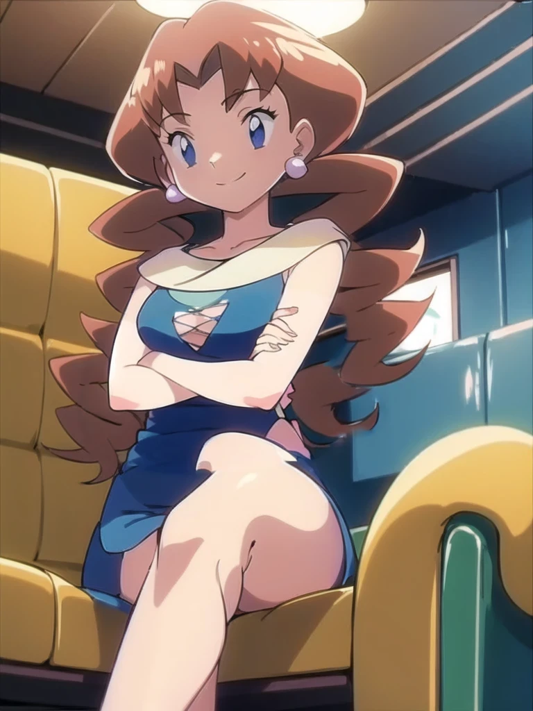 Redraw it with the arms uncrossed