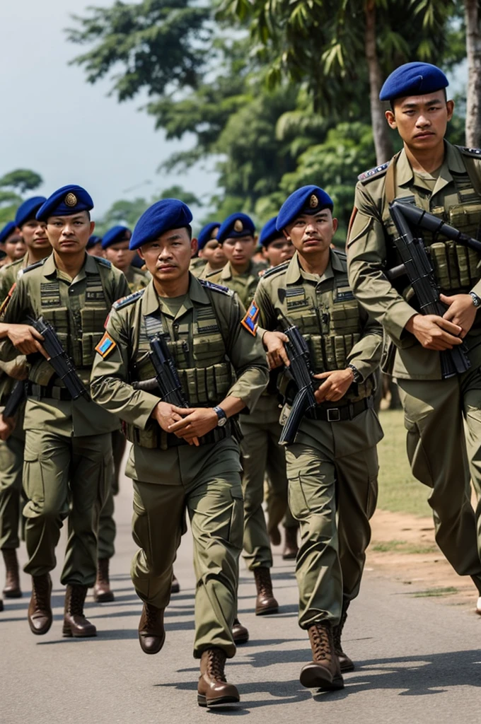 Thai soldiers let go