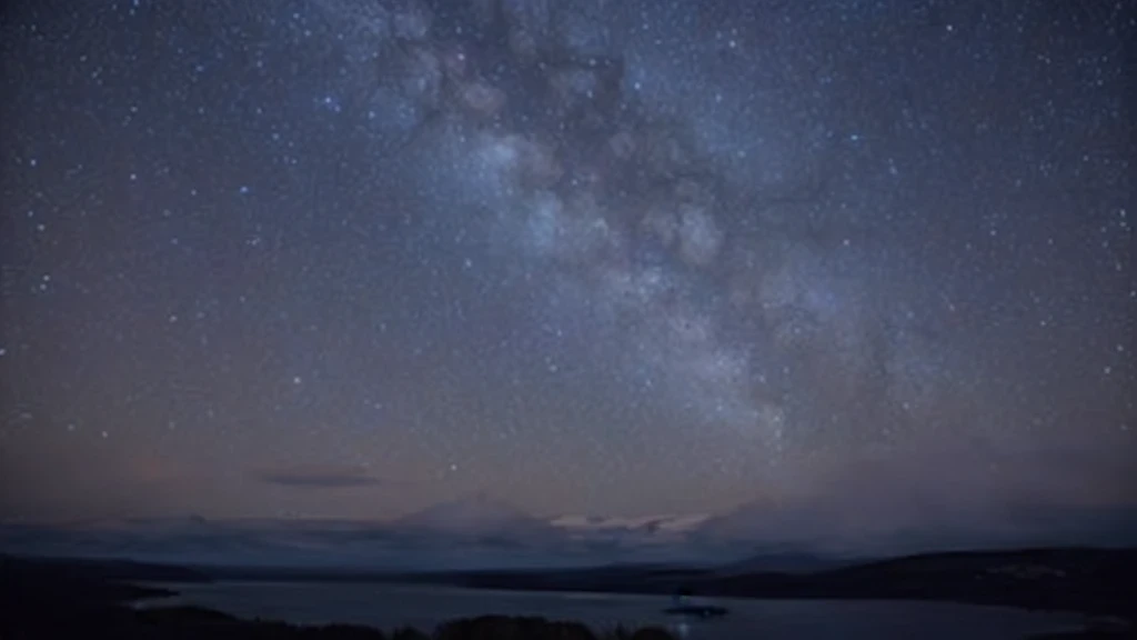 arafed view of the milky and the milky over a lake, stary sky, stars filled sky, night covered in stars, sky strewn with stars, nightsky, sky full of stars, with the sky full of stars, night sky full of stars, the sky has the milky way, starlit sky, starry sky, starry skies, dark starry sky