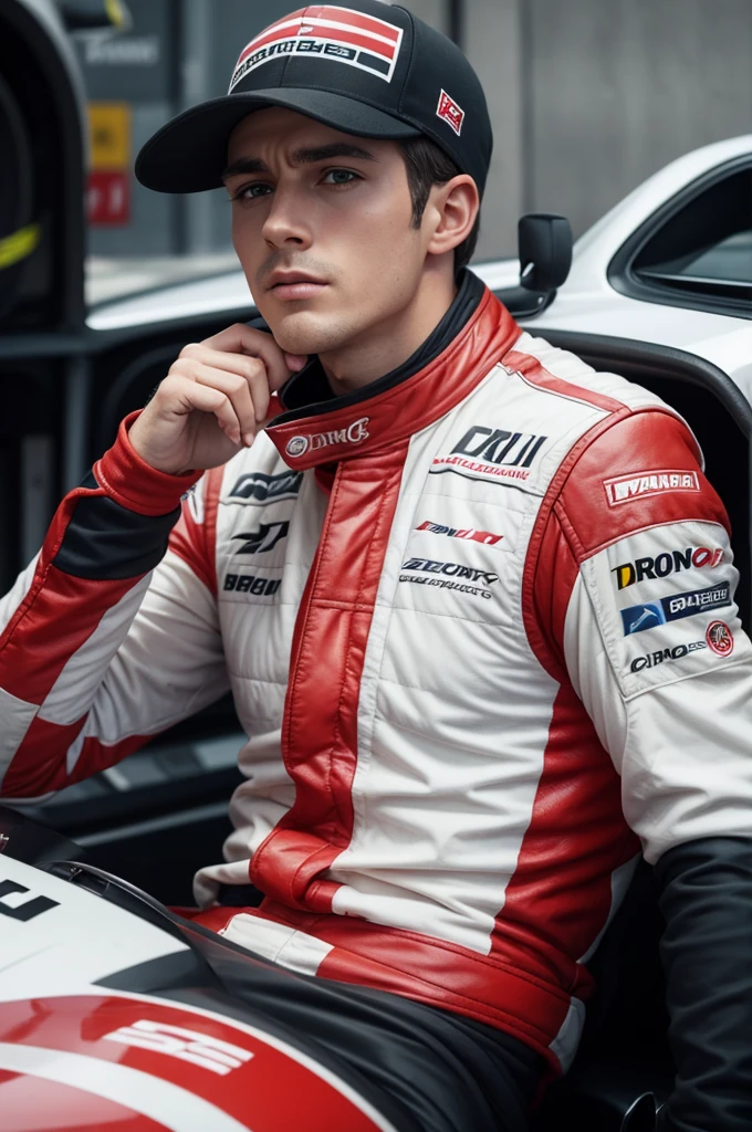 Male racing driver 