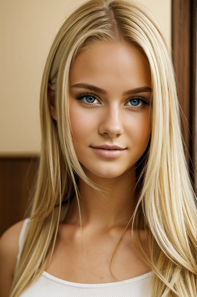 20 year old blonde woman