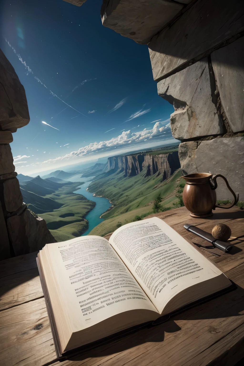 Realistic book of Genesis image