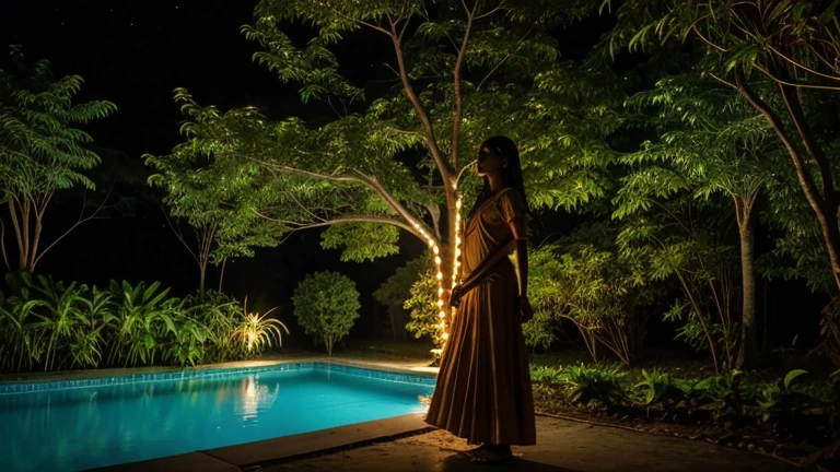 - Sunitha expresses a desire to see the glowing tree for herself in jungle