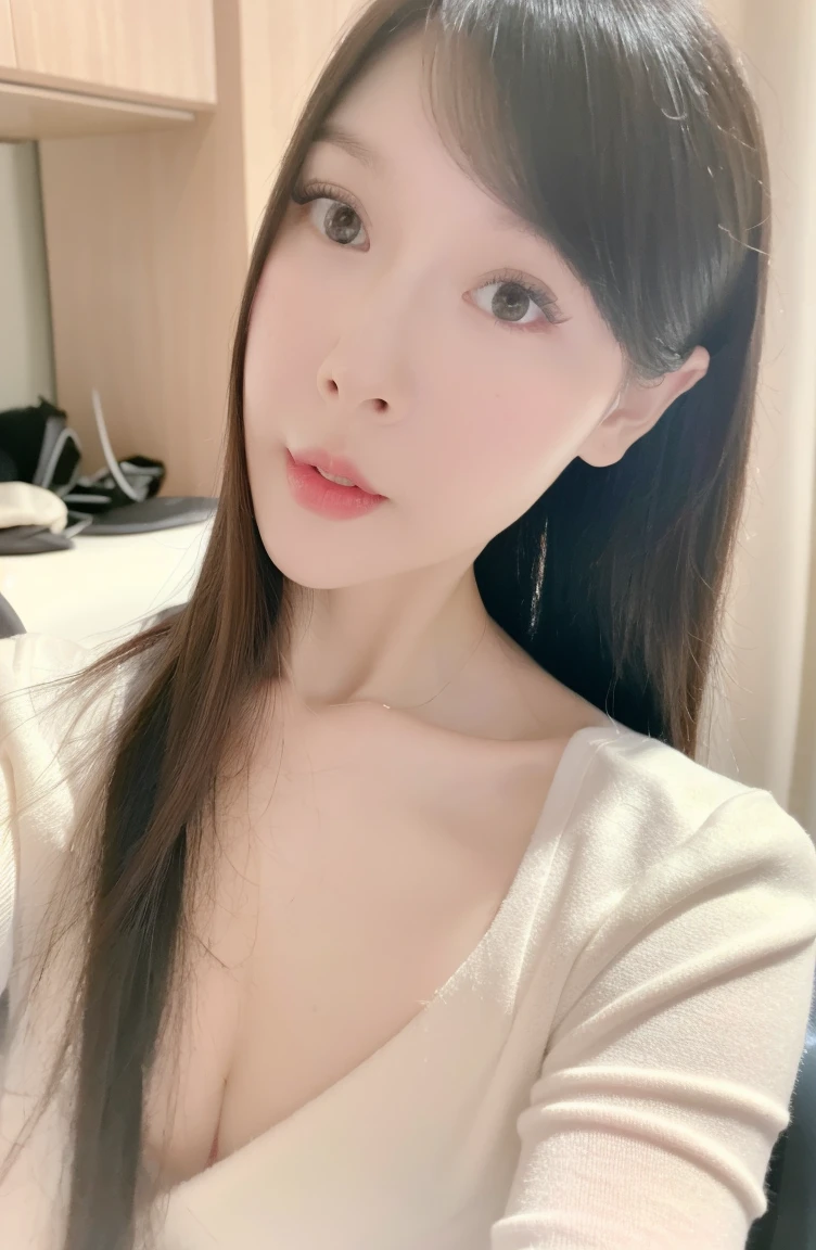 1girl, beautiful detailed eyes, beautiful detailed lips, extremely detailed face, long eyelashes, flawless skin, flowing long black hair, shiny hair, intricate makeup, delicate eyeshadow, light freckles, plain hanfu dress, shoulders, arms, (best quality,4k,8k,highres,masterpiece:1.2),ultra-detailed,(realistic,photorealistic,photo-realistic:1.37),cinematic lighting, warm color tones
