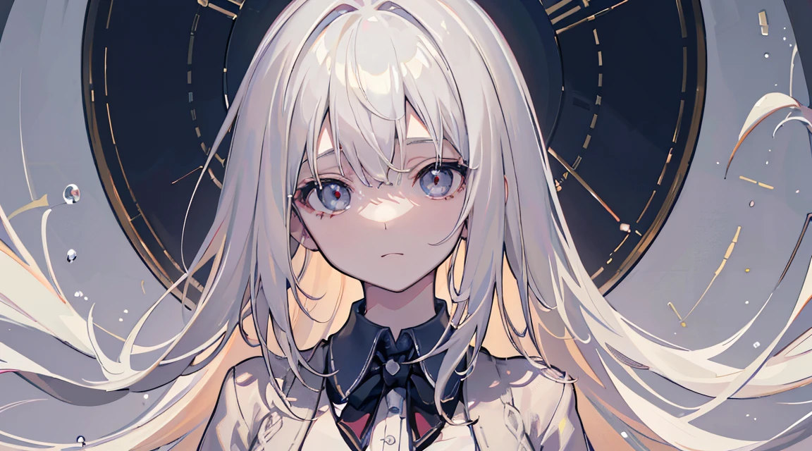 (Long Hair, bangs, Platinum Blonde Hair:1.2),(Wear a cardigan over a collared shirt:1.2),1 girl,Japanese,21 years old,(Small breasts:1.3),(Highest quality,masterpiece:1.3,超A high resolution,),(Ultra-detailed,Caustics),(Photorealistic:1.4,RAW shooting,)Ultra-Realistic Capture,Very detailed,High resolution 16K human skin close-up。 Natural skin texture、,Pores、、It needs to be detailed enough to be easily identifiable。 Skin should be even-toned and healthy looking。 Use natural light and colour, Sad expression, Looking at the camera, Perfect dynamic composition, Outdoor