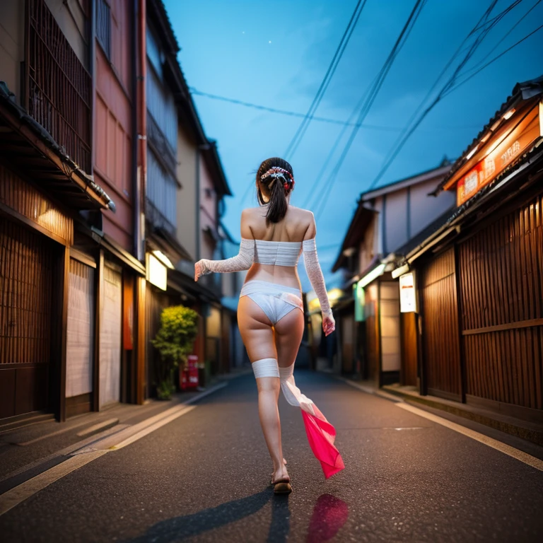 White and Red, ExtremelyDetailed(((GroupPhoto of KAWAII Girls in White Fundoshi and Sarasi Bandage at Hakata Gion Ymakasa))), {(Standing Full Body:1.2)|(from below:1.2)}, {Different types of hair colors|Braid Hair with bun|OKAPPA}, (Detailed KAWAII face, Detailed Radiant PearlSkin with Transparency), {FlowerHairpins | White Happi-Coat with Red Obi-Belt | FoldingFan |(Childish:1.2)|(Gigantic Cleavage:1.2)|(Underboob:1.2)|((Assfocus)Roundly TinyButts)}, (((Bare-Legs, No-Leg-Wear))) BREAK (Acutance:0.85), (Masterpiece of professional photo) (RawPhoto Photorealistic:1.37), {Flowers | Downtown|BustlingStreet|(Passerby schoolgirls)| Lanterns | neon | Illuminations | Haze}, {(Dazzling Bullard ColorfulLights)|(Red clouds)}, MysticSight, {:p|:d|laugh|sparkle|joyful|delighted}, DuskSky with ((Dazzling RainbowColor Particles (BokeH))), SFW,