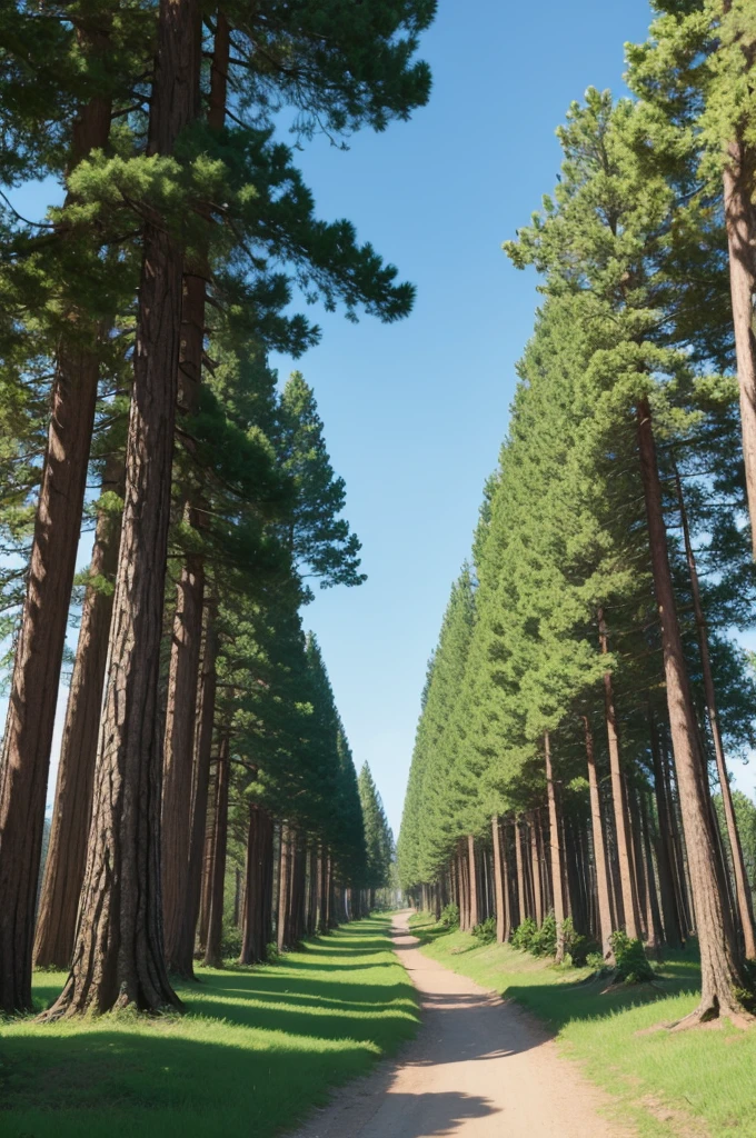 trees for 2D Cartoon banner 2.560 x 1.440