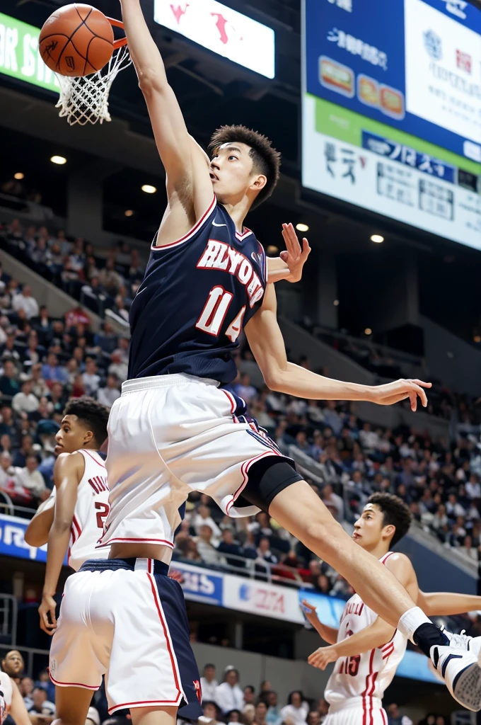 Japanese basketball Only spats slender