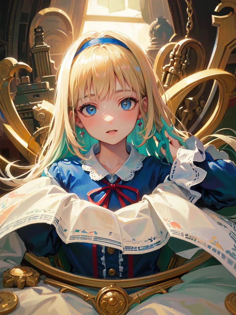 ,Photorealistic, (masterpiece,Highest quality:1.4),(8k,RAW Photos,Photorealistic:1.2),Not safe at work, Detailed skin,Detailed face,One girl,Princess,Alice in Wonderland,Cute Face, Super Resolution,Retro realistic detailed illustration,,{{{Elaborate,Complicated,wonderful,delicately,extraordinary,Scrupulous,point,Unbelievably,Obsessed,craftsman's,subtle,celebrity,Skillful,Vibrant, Vivid, Complex}}}, Clearly focused edge, fresh natural gradation, Highest quality, wonderful品質, so beautiful, Absurd, Pub Sadness, (masterpiece),(Highest quality:1.2),(Perfect Anatomy),1 girl,smile,Elaborateディテール,Vibrant colors, Soft tones, Warm and gentle lighting,(Lolita Fashion, Cute pink ribbon, Beautiful frills:1.2),Pink Eyes,Garden Girl,The atmosphere is full of happiness and laughter,Combination of digital illustration and photography,Soft pastel tones,Creates a dreamy and fantastical atmosphere,Written boundary depth, Bokeh,Cinema Lighting,Standing in a park filled with pink flowers