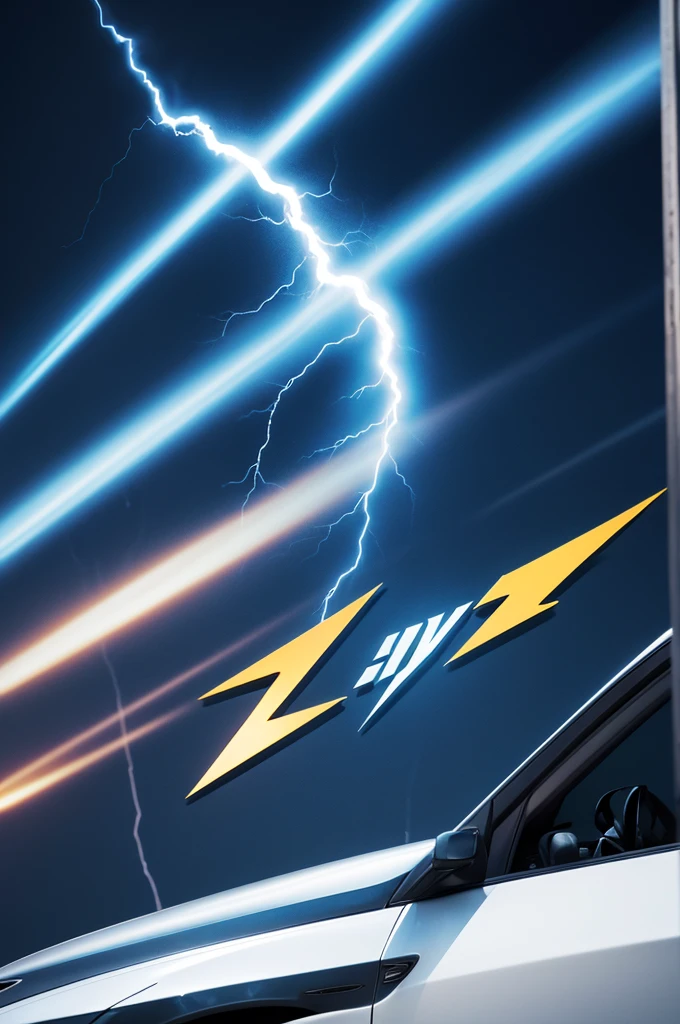 Company logo with lightning bolt