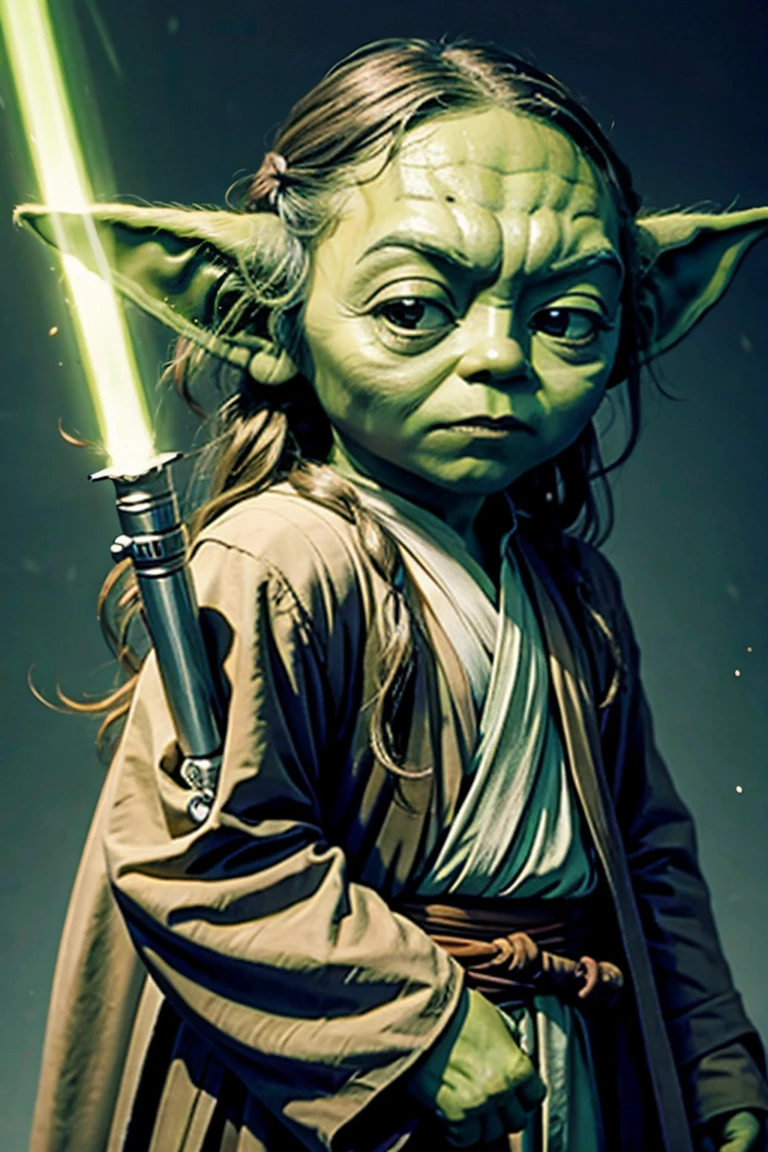 young yoda with long hair