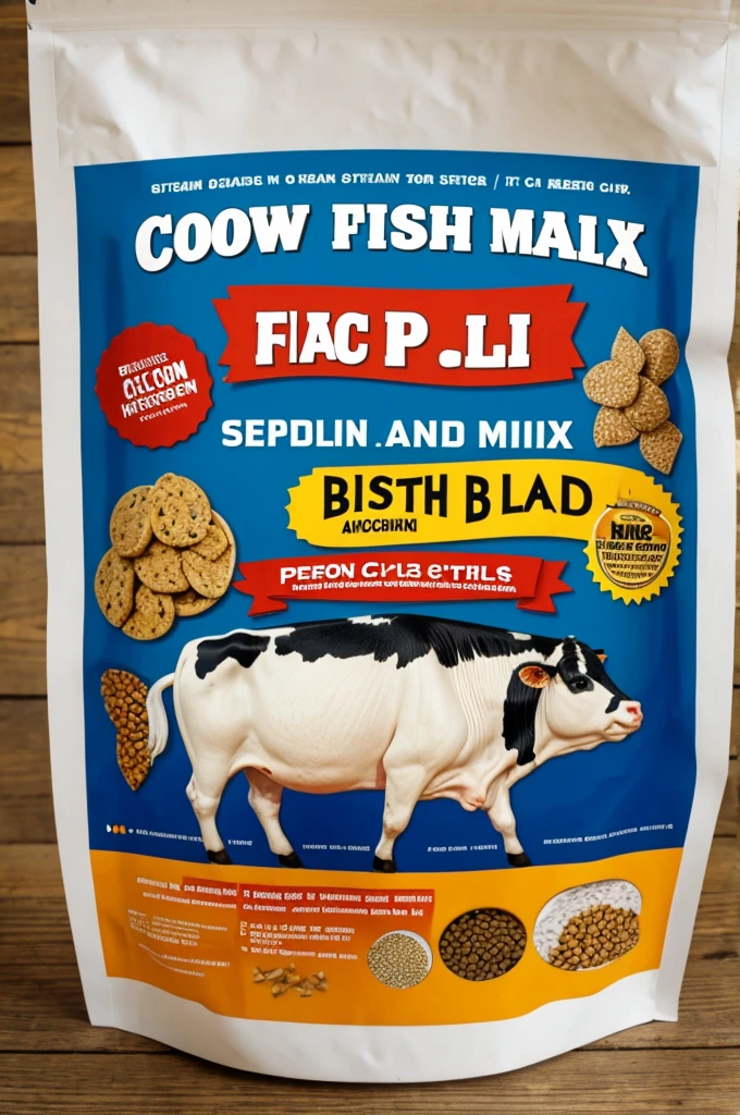 Cow plus fish mix