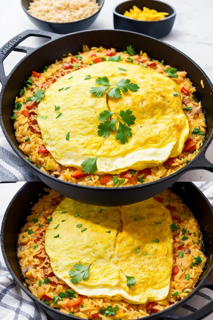 Omelette rice　Handmade feeling　Homely　Doesn't look delicious