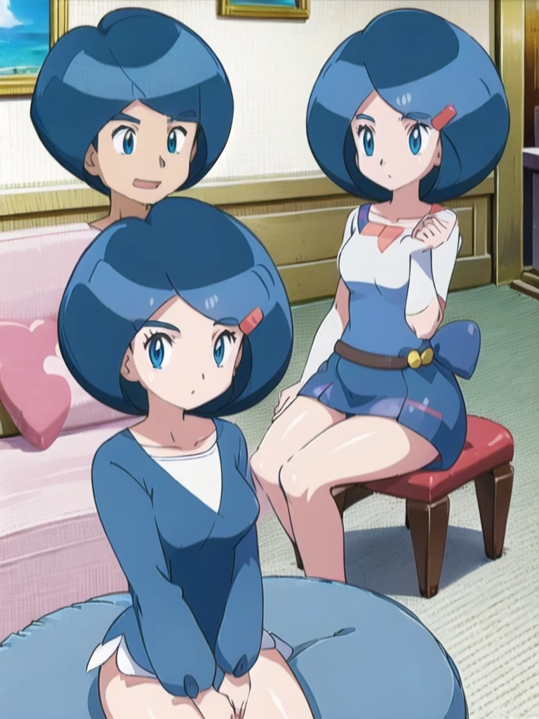 1girl, solo, johanna \(pokemon\), cowboy shot,