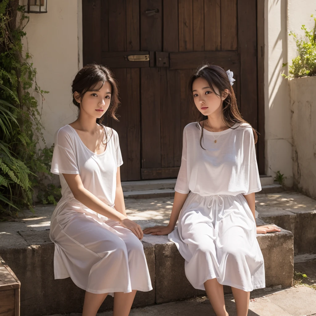 sister,Light clothing,