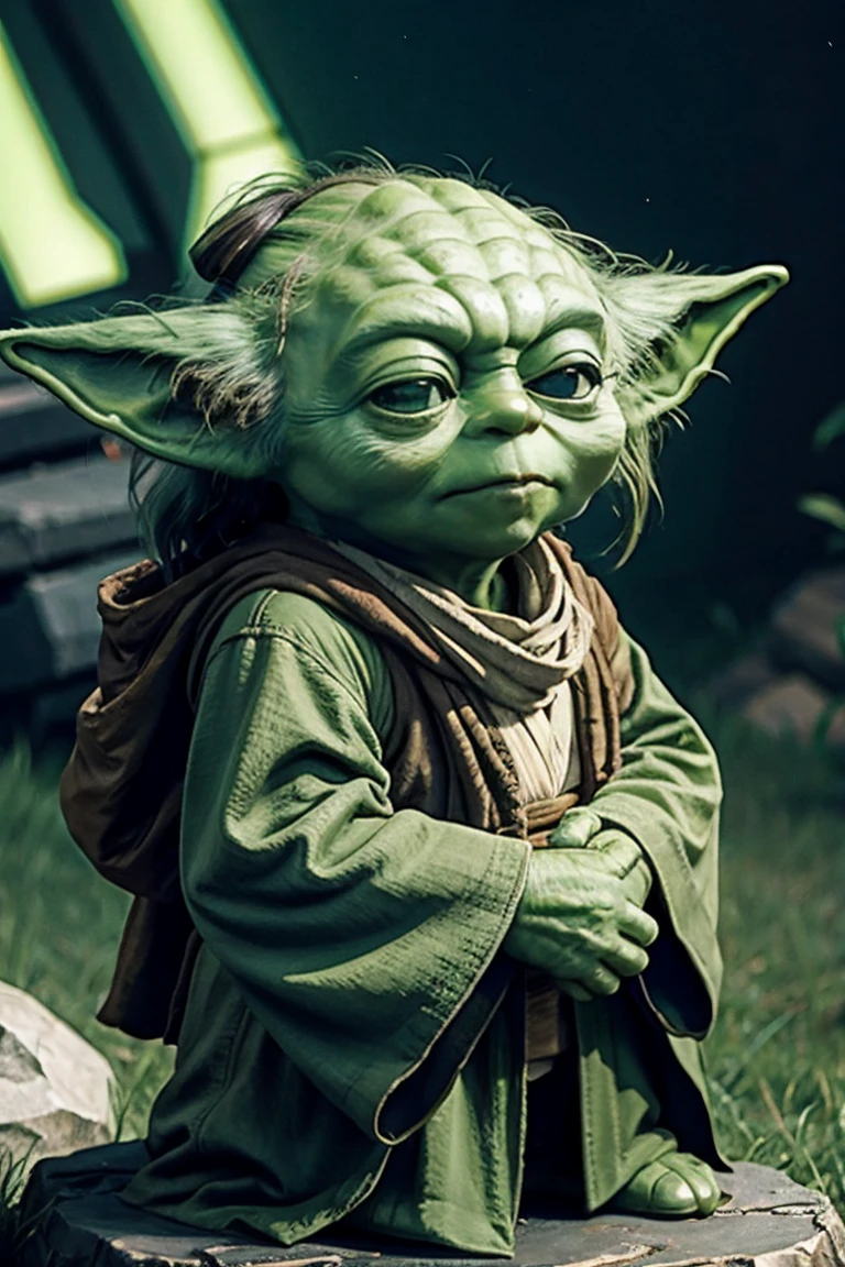 yoda with a mullet