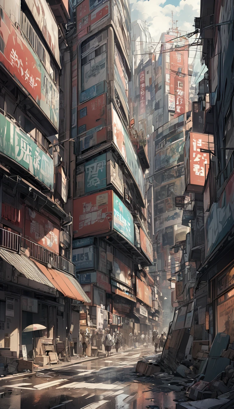 Shibuya 1000 years after human extinction