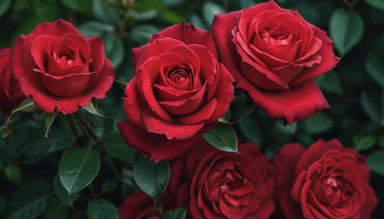 Close-up of a beautiful red roses in the garden,first-person view, UHD,(Best Quality),(Masterpiece Photos), (Details:1.4),(8k Highly Detailed)(Best Quality),(Best Shading)