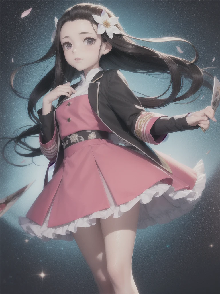 Manga of a woman with long hair and a pink dress, nezuko, Nezuko-chan, Demon Slayer: Kimetsu no Yaiba art style, anime visuals of a young woman, Kimetsu no Yaiba, Hinata Hyuga, best anime character design, Kyuubi, Akiri Toriyama , kunoichi, girl: birth of the devil