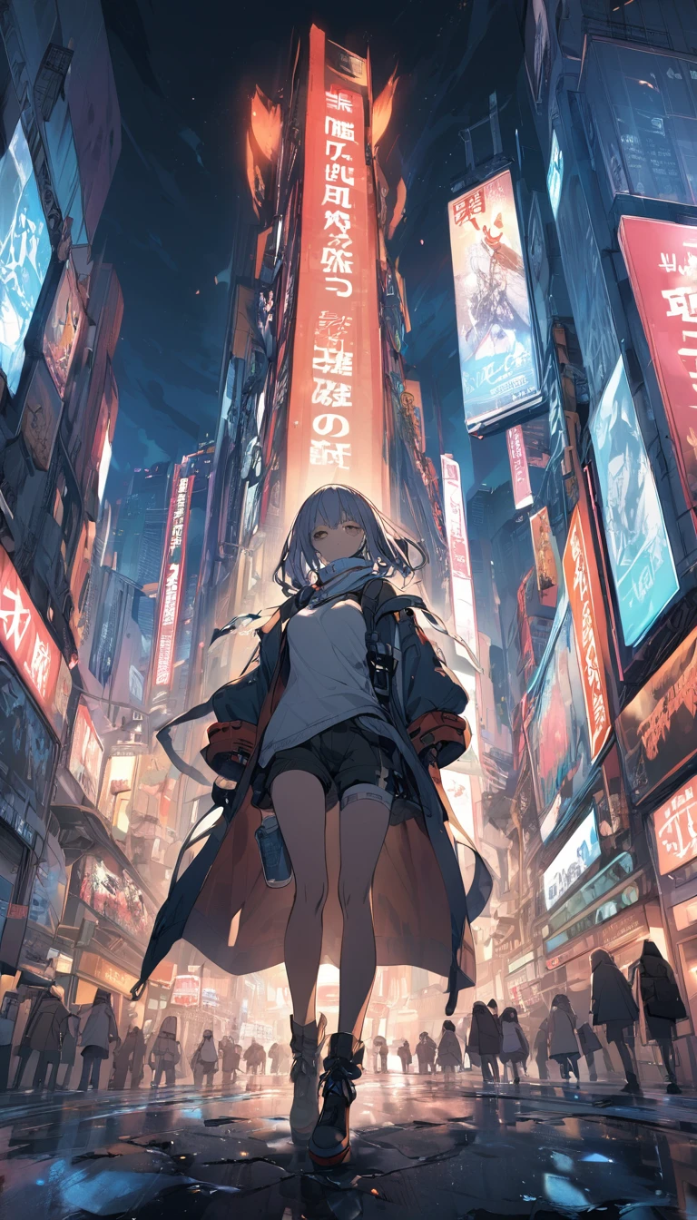 Shibuya 1000 years after human extinction