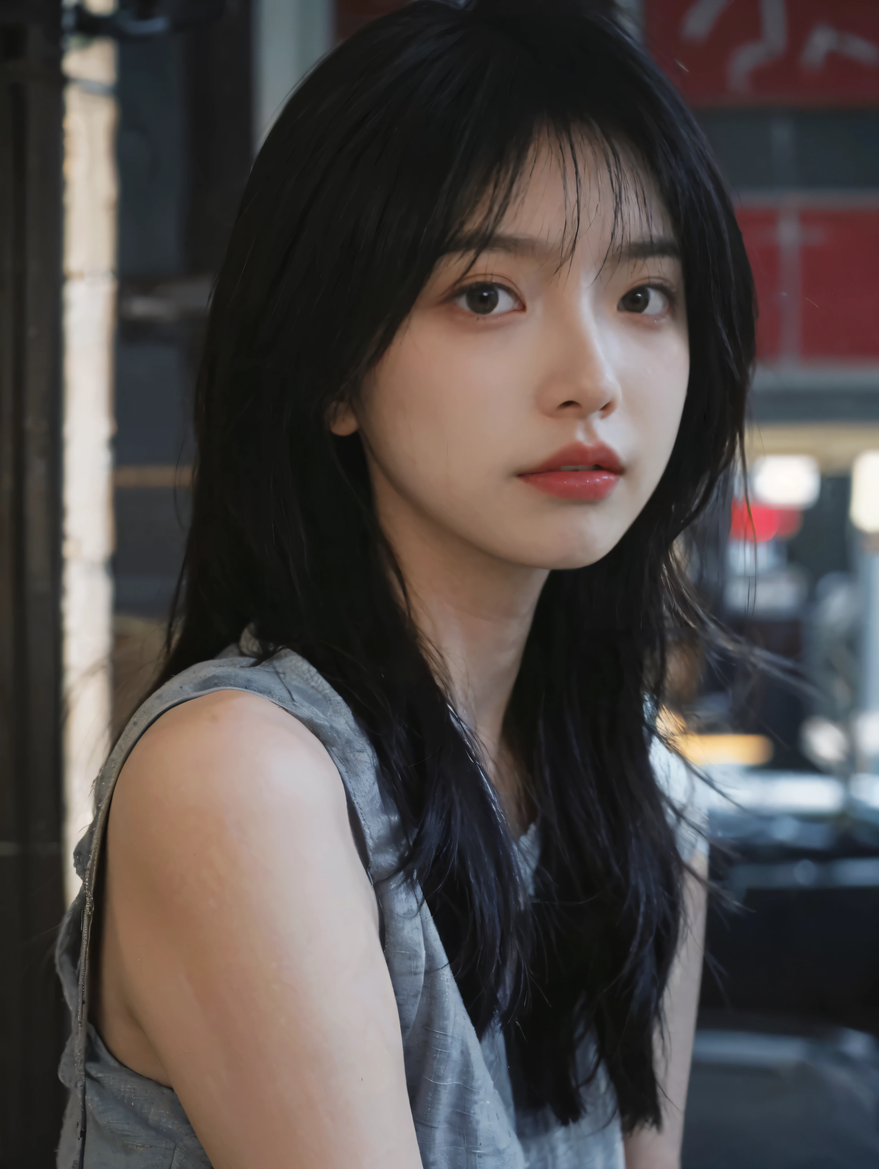 high quality, best quality, Reality, RAW photos, Practical, Ultra-realistic 8K CG, Ultra Detailed, HD, masterpiece, 1 girl, 18 years old, Female beautiful face, Soft face, elegant, Long hair, blue eyes, Light blue eyes, close up, Intricate details, Detailed texture, Fine details, front , Female natural body, Sexy, Very beautiful young female face,