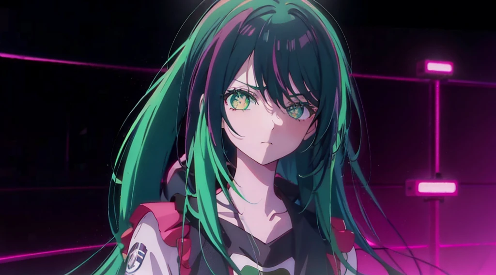 Anime girl with green eyes and neon hair in black and pink outfit, Bad guy anime 8k, Anime style 4k, Anime Cyberpunk Art, Best Anime 4K Konachan Wallpapers, Anime Wallpaper 4K, Anime Wallpaper 4K, anime art wallpaper 8 k, Anime Art Wallpaper 4K, Anime Art Wallpaper 4K, 4k anime wallpaper