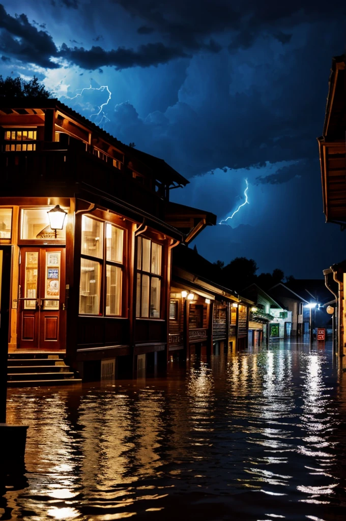 Flooding of local taverns storm
