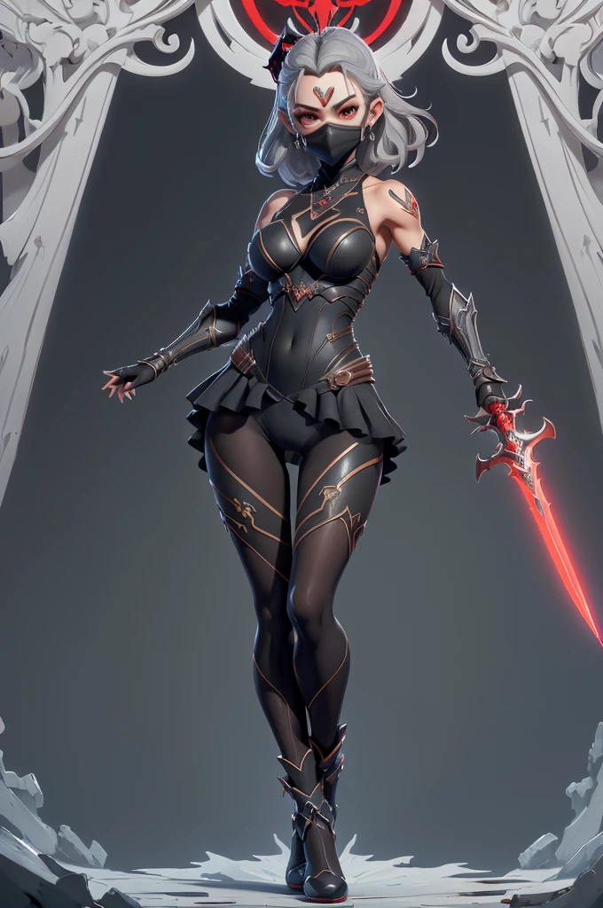 Mini shanoa castlevania, (shanoa castlevania), only, ray tracing, 3D style, 3dmm, ((oses per photo)), ((different poses in each photo)), fully body,(from front view),(Costas Issue), (Emist on the left), show flat belly, (((different poses per photo))),(very big breasts perfect ass, Perfect and symmetrical eyes, (futuristic sword, perfect in hand)), ((shorth hair)),white clothes with textured edges, Fair Skin, detailed gloves, White thigh-high tights with trim, phiestido aberto phi "phi", Waist slender, large legs, low water, Show legs to the top of the waist, ,((top with tear in the middle)),ultra realistic skin, Realistic human eyes,ultra realistic skin,terno super sensuous,(faixas phi torno dos seios), fullcolor,top with ruffles,(pubes with a lot of volume),(extraordinariamente sensuous),(muito sensuous),(red and black thphie),I love the league,(meia calca de renda phi um dos lados),(meia calca de renda phi um dos lados),((red decorations with LEDs))),((red lines adorning the curves of the body)),(((woman show))),((Star Blade)),((kitana)),(((ninja))),(((ninja costume))),(((mask covering the mouth))),(((little waist))),(((sensuous))),((bold slits showing off the body)),(((super realistic skin with pores))),(((lines contoured the groin))),(((extravagant necklines over the breasts))),(((cracks along the body))),(((NUDE))),(((Waist slender e coxão))), show the whole body,(((no pantyhose, no boots, with nothing covering the legs)),((do not cover shoulders and waist)),((hair grey)),(((extremely sexy)))