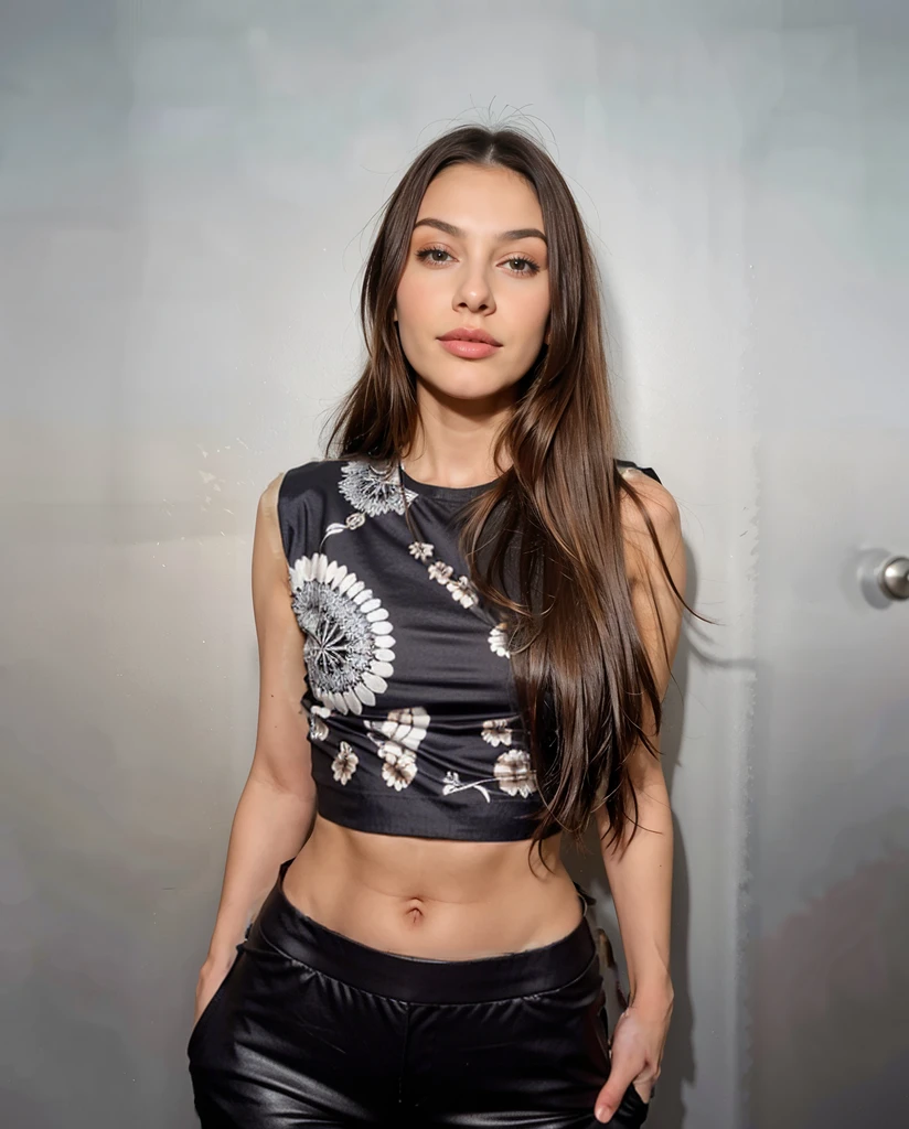 crop top blanc