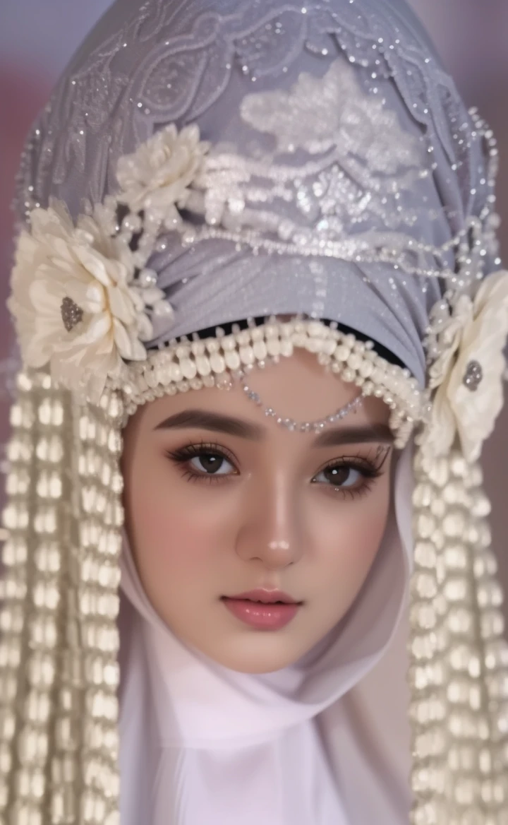 1girl, solo, beautiful face, high detailed realistic eyes, double eyelids, high detailed realistic pupils, (upon body from head to waist:1.36), (wearing hijab:1.37), (moslem headscarf:1.37), reading glasses, sitting alone on a long chair, amazing mosque park background, taj mahal, best quality, masterpiece, highres, black and white moslem female dress, Beautiful face, (upon body from head to waist:1.35), tyndall effect, photorealistic, dark studio, two tone lighting, 8k uhd, dslr, soft lighting, high quality, volumetric lighting, candid, Photograph, high resolution, 4k, 8k, Bokeh, (hyperrealistic girl), (illustration), (high resolution), (extremely detailed), (best illustration), (beautiful detailed eyes), (best quality), (ultra-detailed), (masterpiece), (wallpaper), (photorealistic), (natural light), (rim lighting), (detailed face), (high detailed realistic skin face texture), (anatomically correct), (heterochromic eyes), (detailed eyes), (sparkling eyes), (dynamic pose), (hair completely covered by the hijab:1.35), looking to viewer