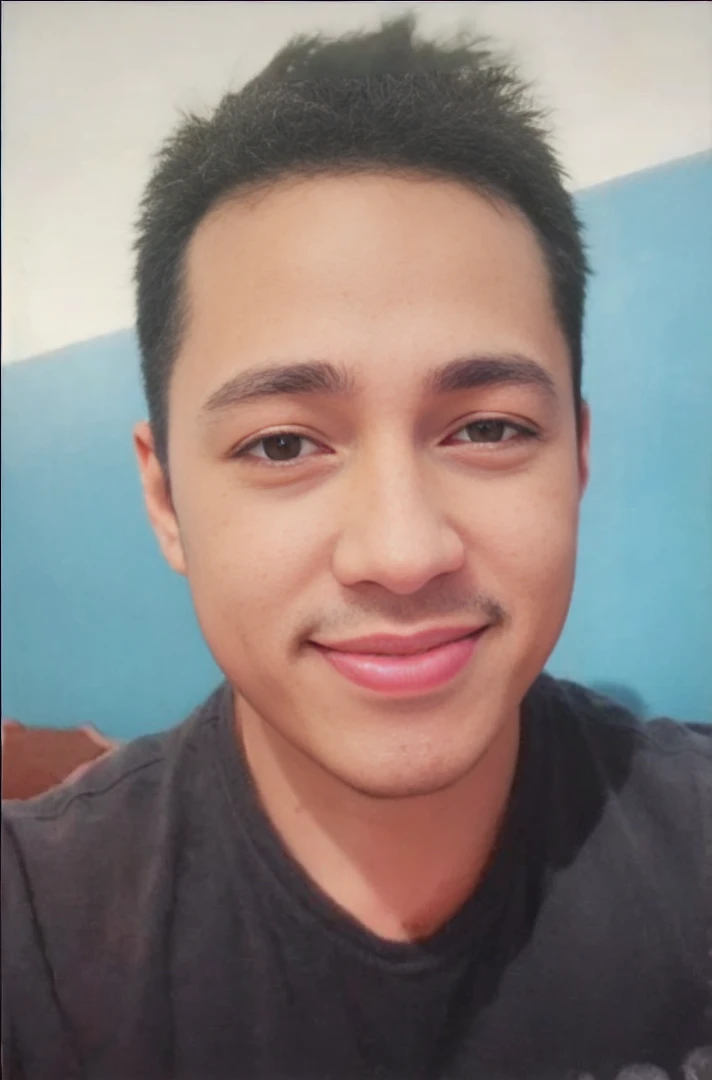 Realistic photo of solo handsome teenage men ,Standing In front of an abandoned house ,daytime