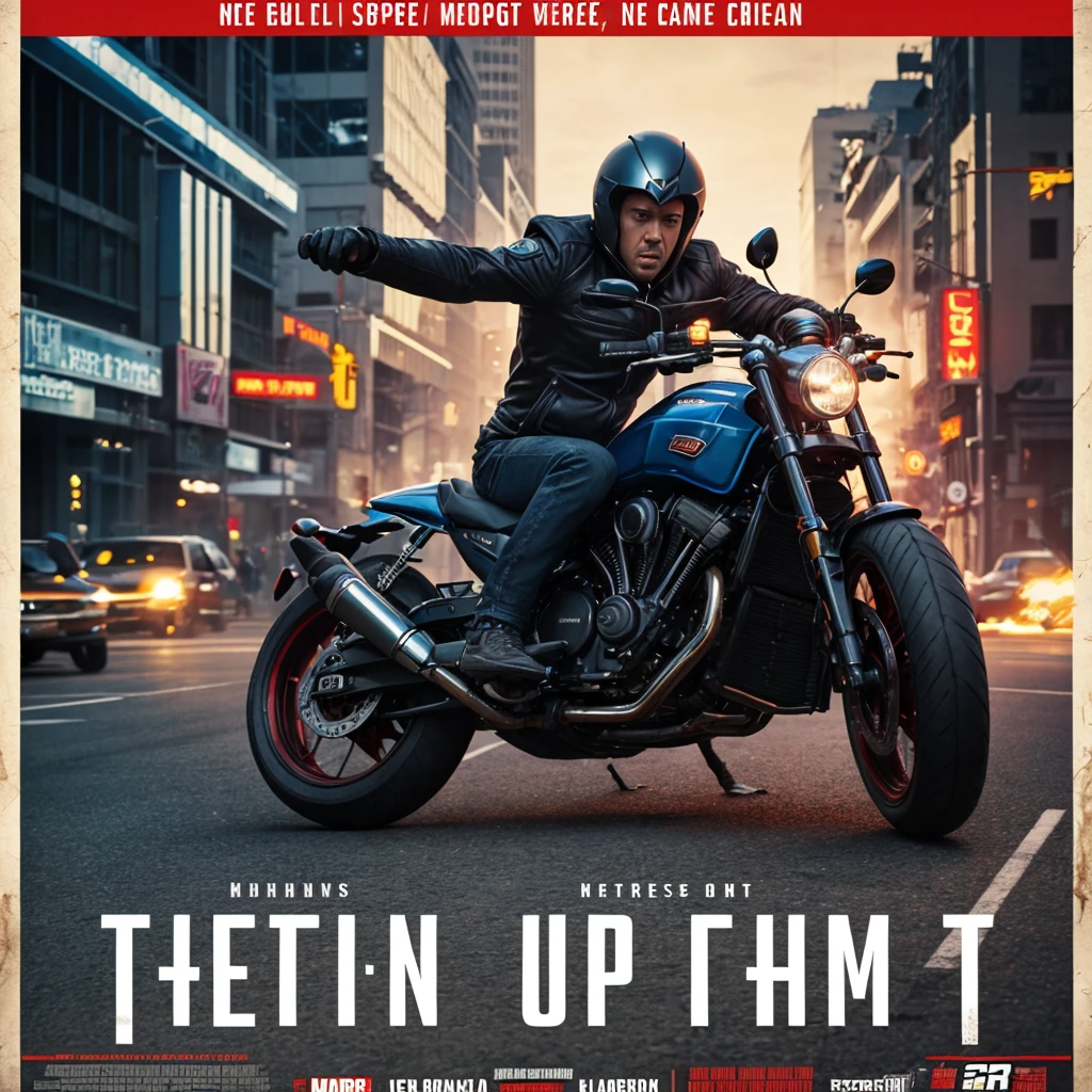 Top speed title action movie poster