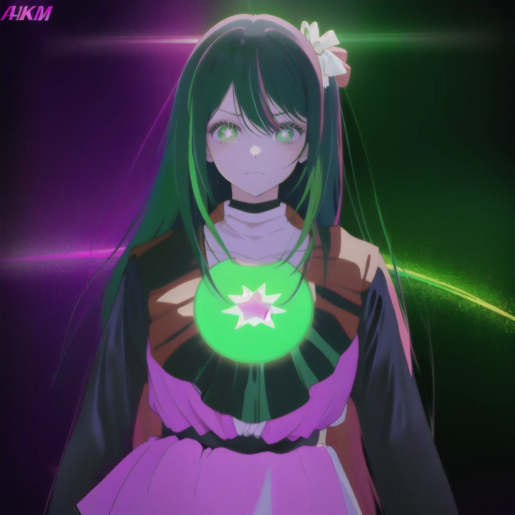 Anime girl with green eyes and rainbow hair wearing black and pink clothing, Bad guy anime 8k, Anime style 4k, Anime Cyberpunk Art, Best Anime 4K Konachan Wallpapers, Anime Wallpaper 4K, Anime Wallpaper 4K, anime art wallpaper 8 k, Anime Art Wallpaper 4K, Anime Art Wallpaper 4K, 4k anime wallpaper