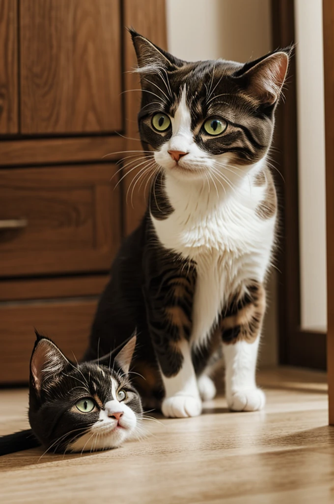 Naughty little cat