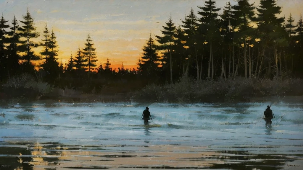 "Une silhouette humaine se dissolvant en particules de lumière, symbolisant la transcendance."