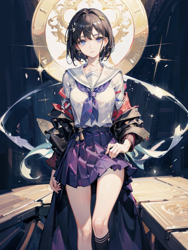 （Very delicate and beautiful：1.2）super model,,Beautiful breasts,voluptuous,【bike shorts】,,【3girls】,,Highest quality, High resolution, 8k,Kick in a hurry.mini skirt,Japanese Lolita,knife,Blue Flame.magic circle