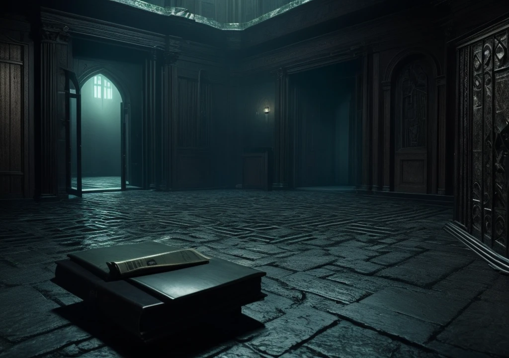 Text on a black screen: 'Some places hold secrets best left undisturbed. The college was one of them.' Followed by a final chilling whisper: 'You're not supposed to be here.'"