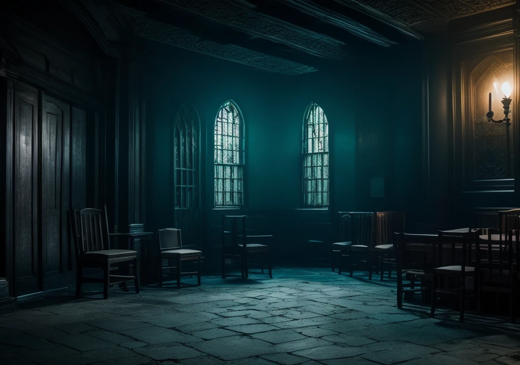 Text on a black screen: 'Some places hold secrets best left undisturbed. The college was one of them.' Followed by a final chilling whisper: 'You're not supposed to be here.'"
