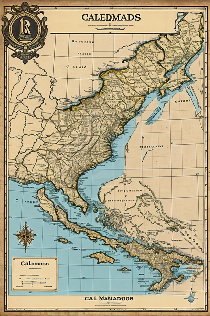Calvados map