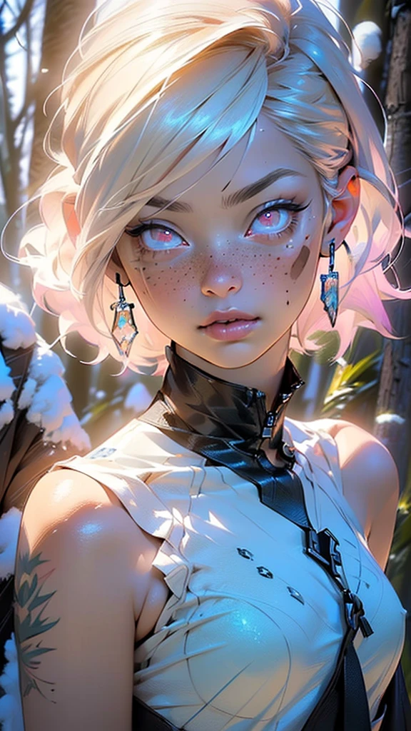 cuteFairy,(((small,Tiny little body,small))),((())),(((Fuchsia Hairーがとってもキュートで綺麗なアニメFairy)),(((Fairy))),(((Fairy耳)))、
(((Flat Chest))),(((Fuchsia Hair:1.35,Fuchsia Short Hair,Color Inner Hair,Ear breathing))),(((Pink Eyes:1.3)),Complex eyes,Beautiful fine details,Symmetrical eyes,Big eyes:1.5,(((Facial freckles,Freckled Girl))),(((Glowing Skin:1.5,Light Skin: 1.5,Sunburn,Glowing Skin,超Glowing Skin,Glossy Body,Plastic glitter skin,大げさGlowing Skin,Shy skin)),(Delicate fingers,Slender body,(Slim face))、
cute,Lewd,Erotic,bold,((nsfw))、
((巨大なribbon, ピンクのribbon, ribbon, Present Girl, ribbonが絡まっている)), (((Present Girl))), (((裸のribbon)))、
(dynamic pose:1.0),Embarrassing,(Centered,Scale to Fit,Rule of thirds)、
((Snowy pine forest)),winter,landscape:1.25,((Intricatelandscape)),((Snowy forest background))、
(光沢のあるwinterの装飾品),High resolution,Sharp Focus,(Super detailed,Extremely detailed),(Photorealistic artwork:1. 37),(Highly detailed CG Unity 8k wallpaper),(((Bright colors、Vivid Themes)),(Intricate),(masterpiece),(Highest quality), Artistic photography,(Photo taken by sldr),(Intricate背景), Perfectly rendered face,Perfect face details,Realistic Face,Photo realistic,Analog Style,(((Intricate細部)),(((realism)))、
DeepL.featuring(Free version)Translated by。