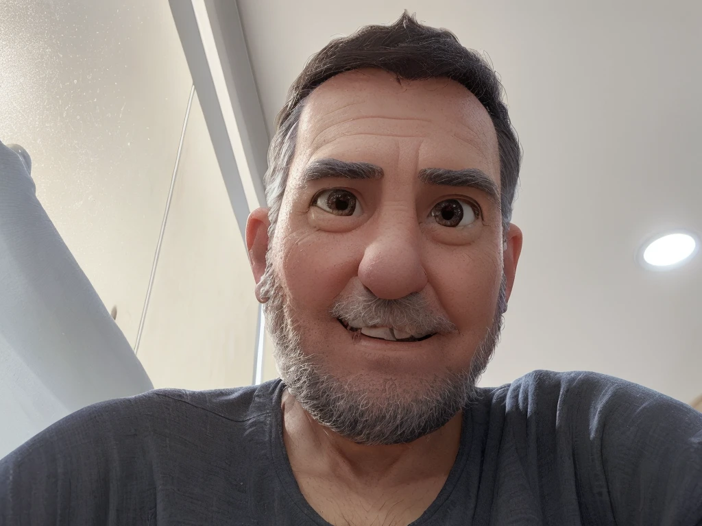 a happy, Adorable old man living alone at home, Eat good food、A tie、watching tv、Look at your phone. He spends his days on Disney-Pixar-style illustrations. (best qualityer, 4K, A high resolution, work of art:1.2), ultra detali, realisitic:1.37, swirly vibrant colors, Playful lighting, detailed facial features, happy expressions, comfortable interior, Disney Pixar Animation Style, touching, detailed clothing, ambiente acolhedor, Friendly atmosphere, A good-hearted old man, coloured background, Warm and pleasant, tranquil atmosphere, Pixar-style character design, whimsical details, Seductive composition.