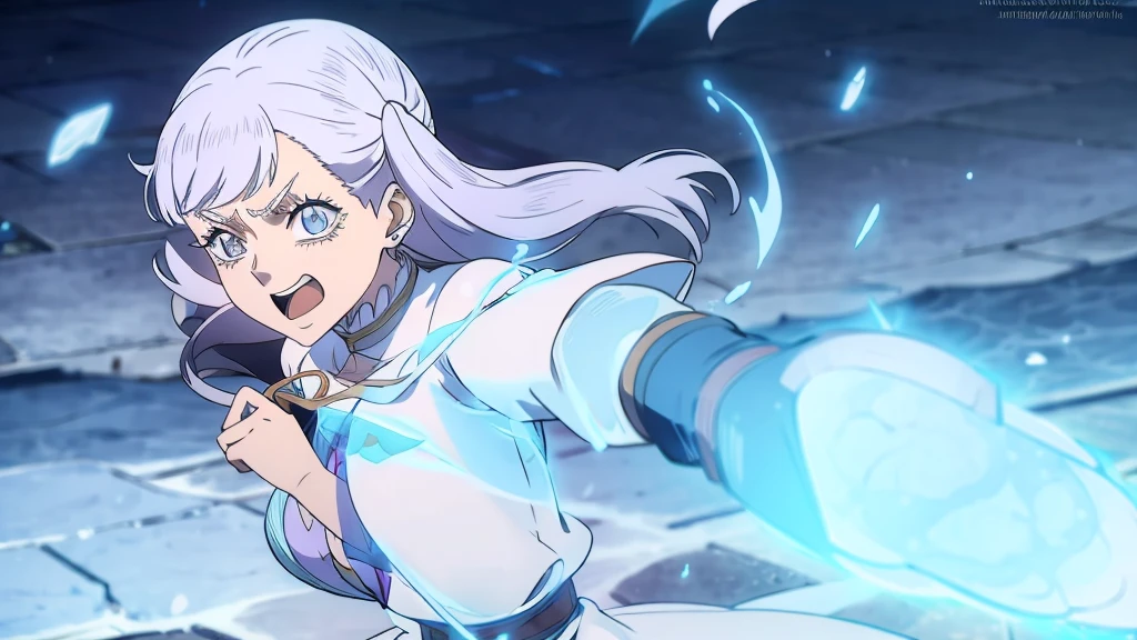 anime styling, Noelle Silva Black Clover, water handling, elements of magic 