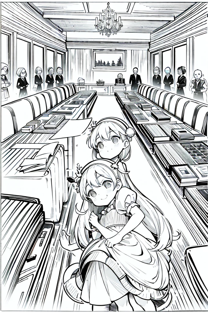 Christmas party, line art, no text, rule of thirds, harmony, fun, sketch, family fun